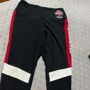 Fun Unique OSU buckeyes PINK leggings